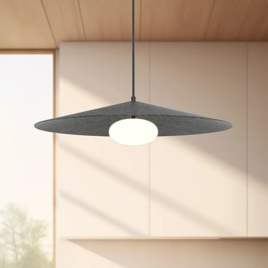 Cruz 24-Inch Pendant Light in Grey - Image 11