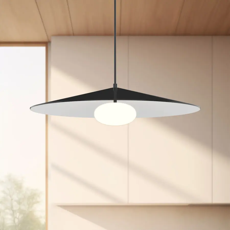 Cruz 24-Inch Pendant Light in Grey - Image 13