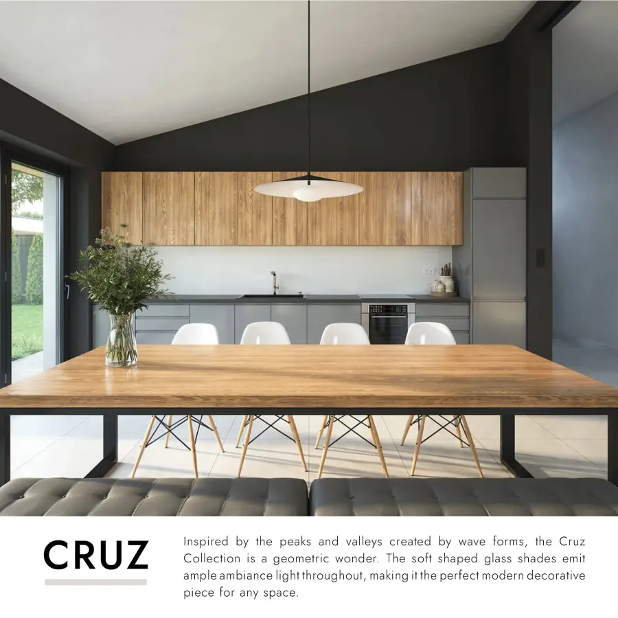 Cruz 24-Inch Pendant Light in Grey - Image 14