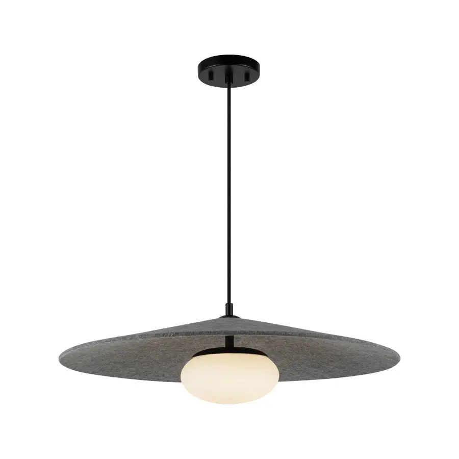 Cruz 24-Inch Pendant Light in Grey - Image 3