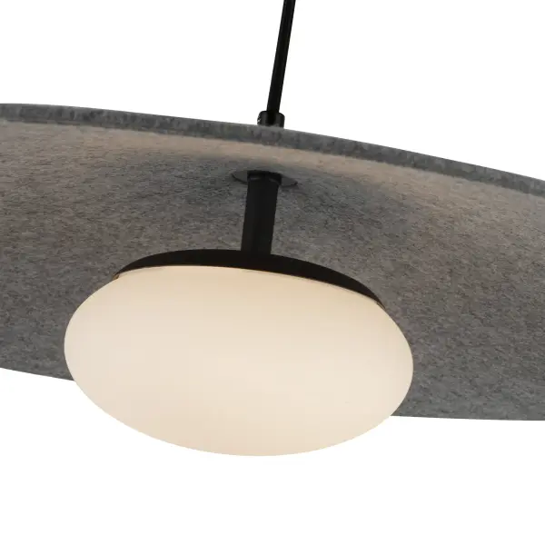 Cruz 24-Inch Pendant Light in Grey - Image 4