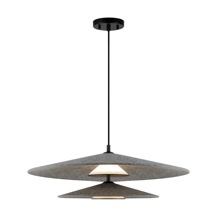 Cruz 24-Inch Pendant Light in Grey - Image 1