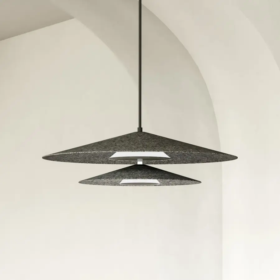 Cruz 24-Inch Pendant Light in Grey - Image 11
