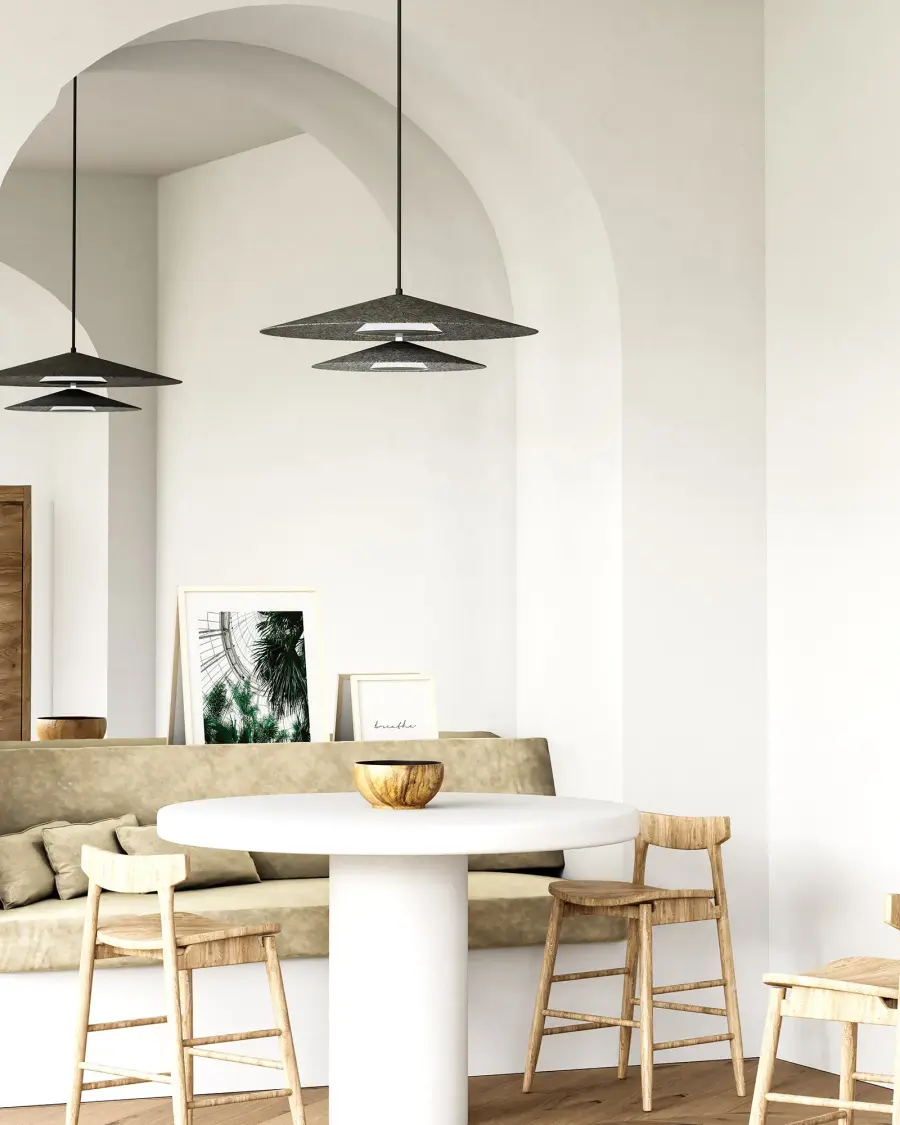 Cruz 24-Inch Pendant Light in Grey - Image 12