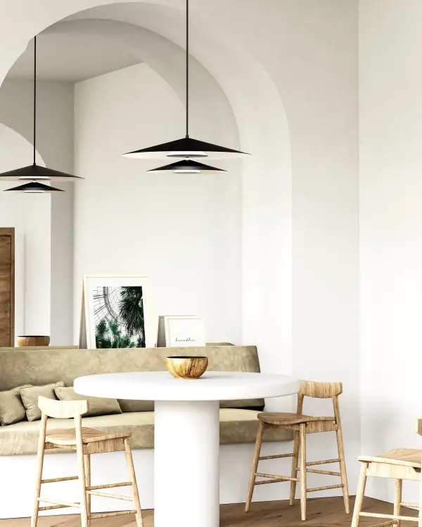 Cruz 24-Inch Pendant Light in Grey - Image 15