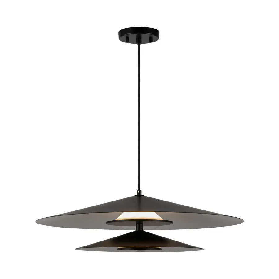 Cruz 24-Inch Pendant Light in Grey - Image 6