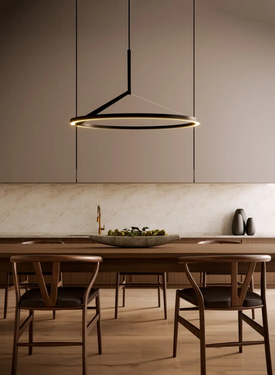Roda 31-Inch White Pendant Light - Image 2