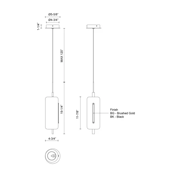 Hilo 5-Inch Pendant Light - Image 10