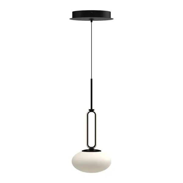 Tavira 6-Inch Pendant in Brushed Gold - Image 1
