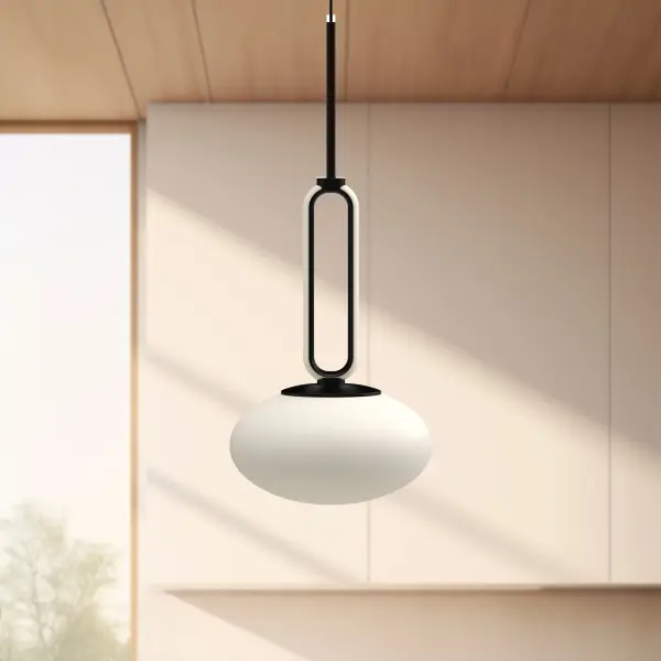 Tavira 6-Inch Pendant in Brushed Gold - Image 3