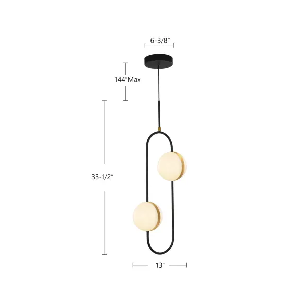 Tagliato 2-Light Pendant - Image 5