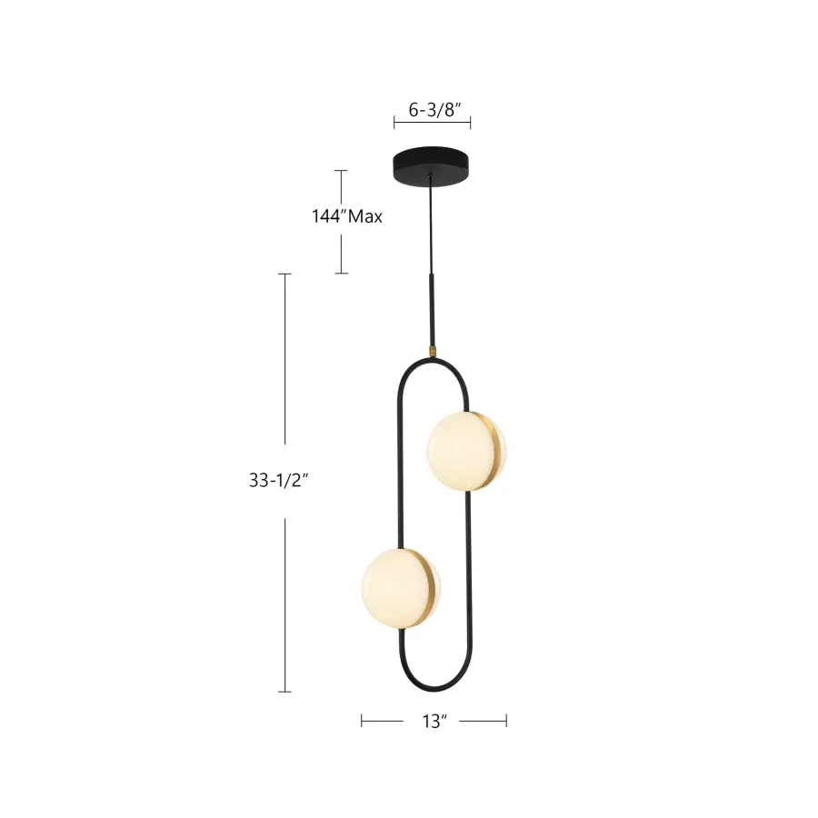 Tagliato 2-Light Pendant - Image 5