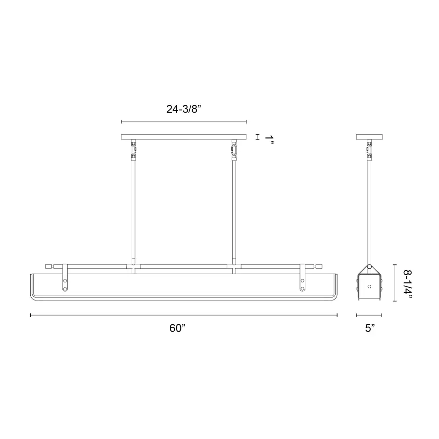 Valise 60-Inch Pendant Light - Image 9