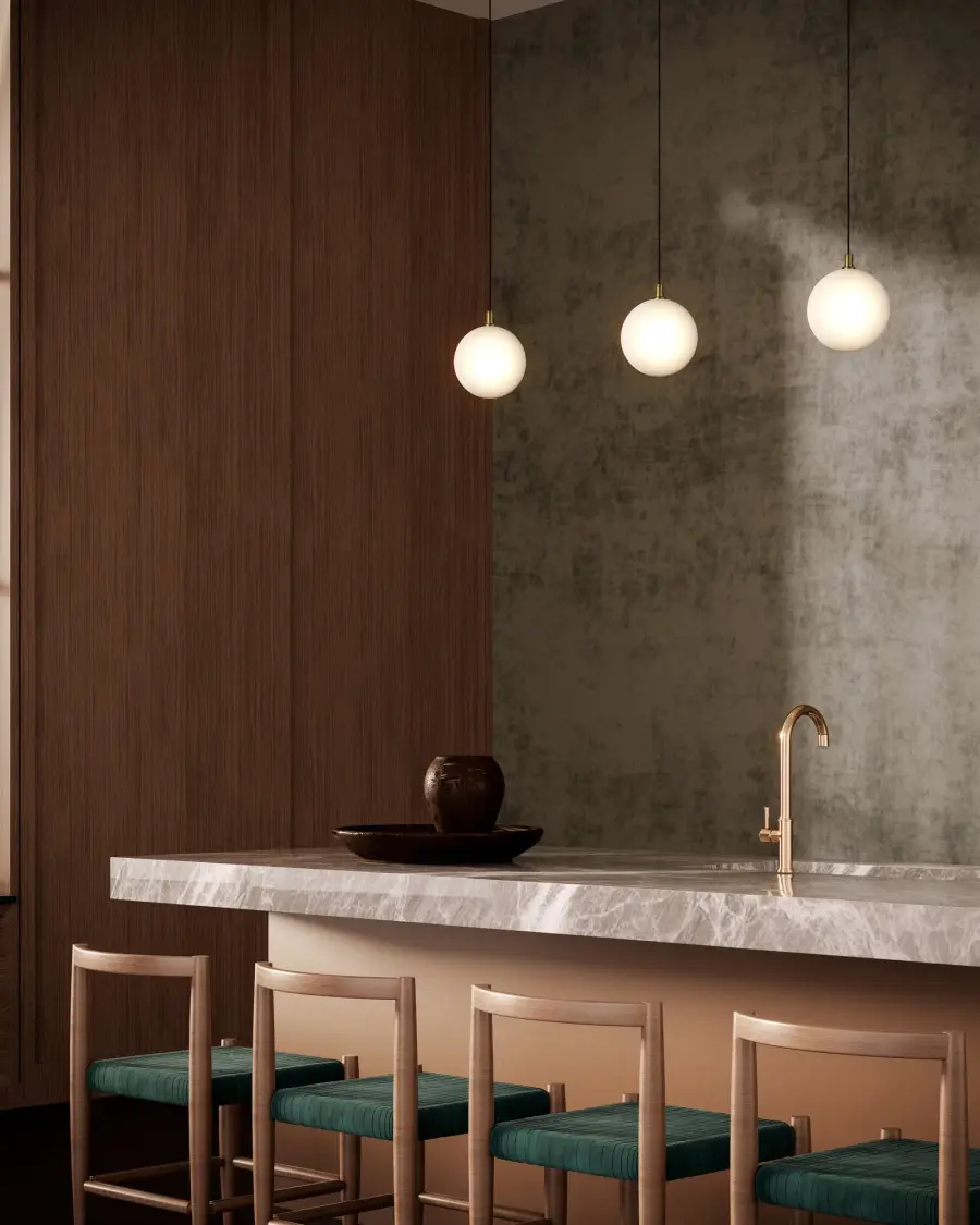 Modern Mini Pendant with Versatile Glass Options and Integrated LED - Image 3