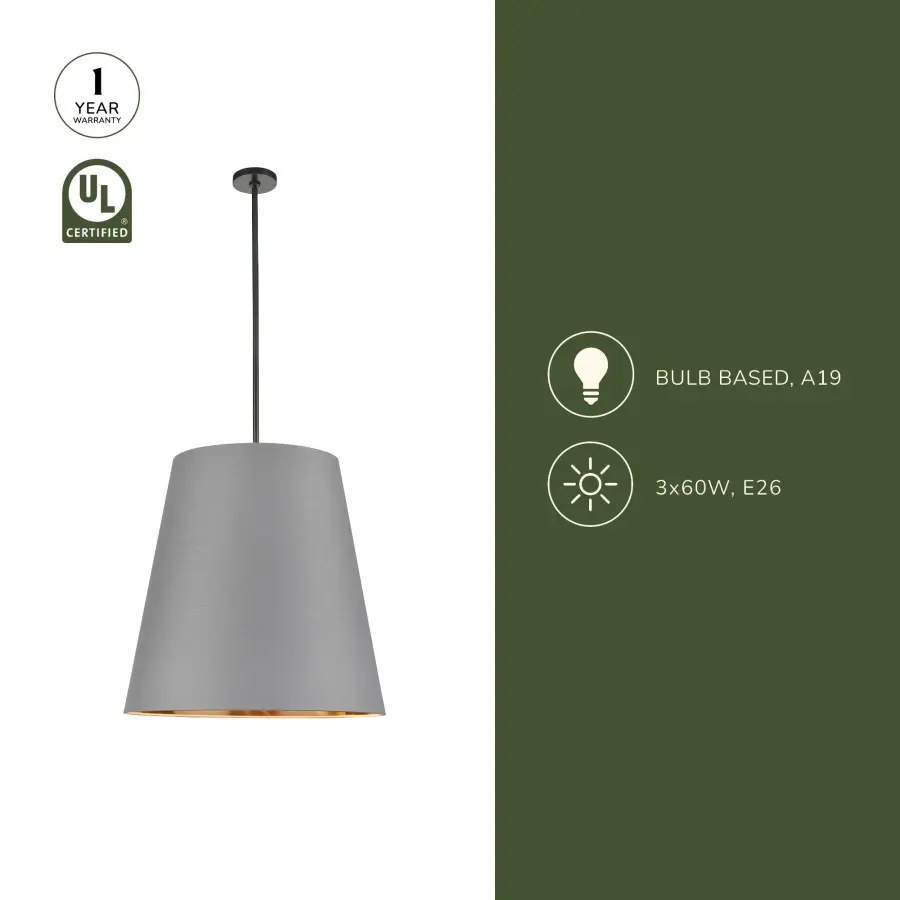 Calor 25-Inch Pendant Light - Image 16