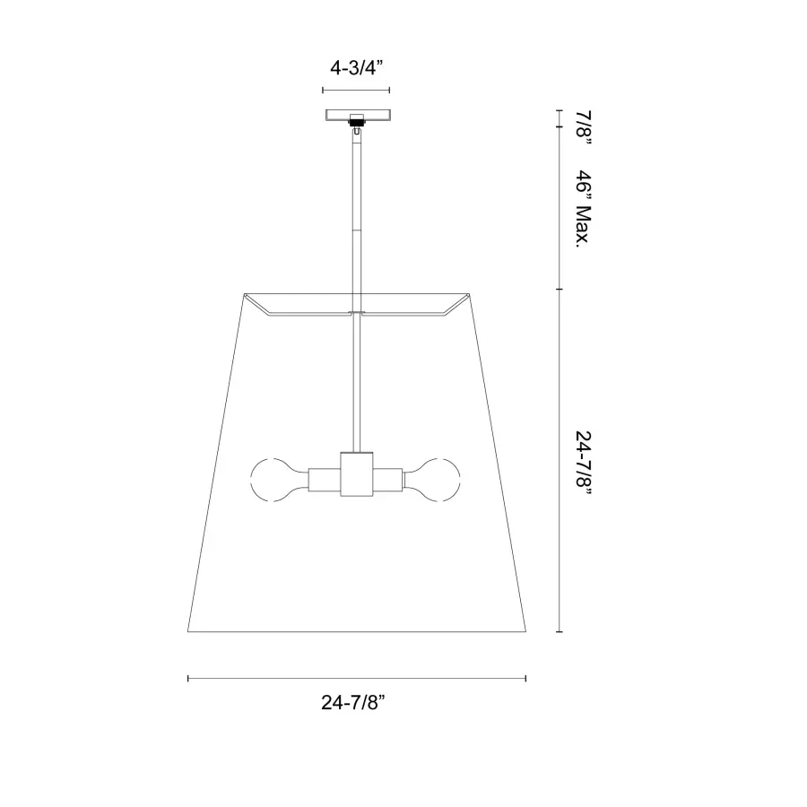 Calor 25-Inch Pendant Light - Image 19