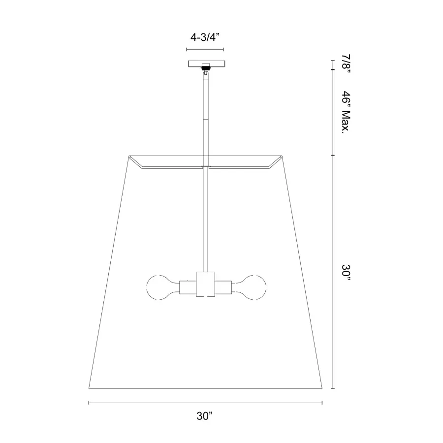 Calor 30-Inch Pendant Light - Image 16