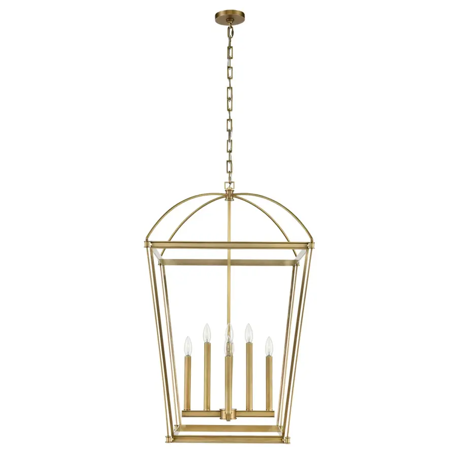 Manor 24-Inch Pendant in Vintage Brass - Image 1