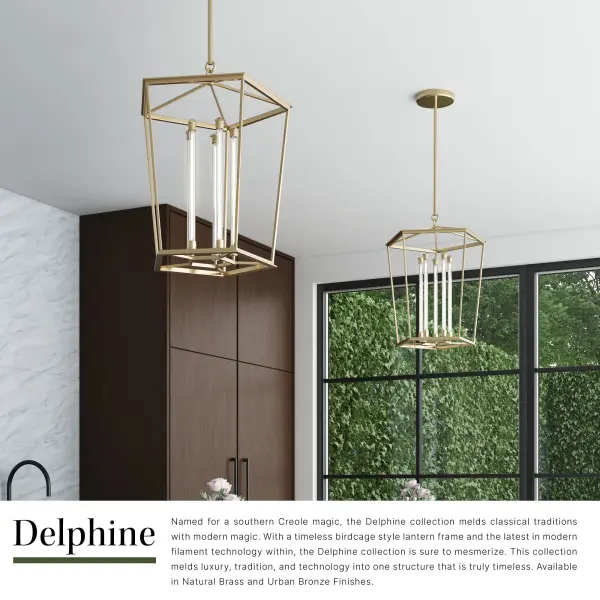 Delphine 22-Inch Pendant in Urban Bronze - Image 5