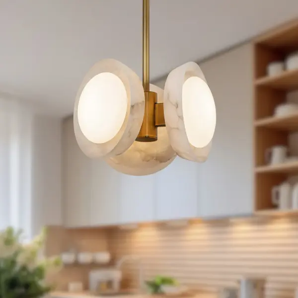 Alonso 13-Inch Pendant in Vintage Brass - Image 4