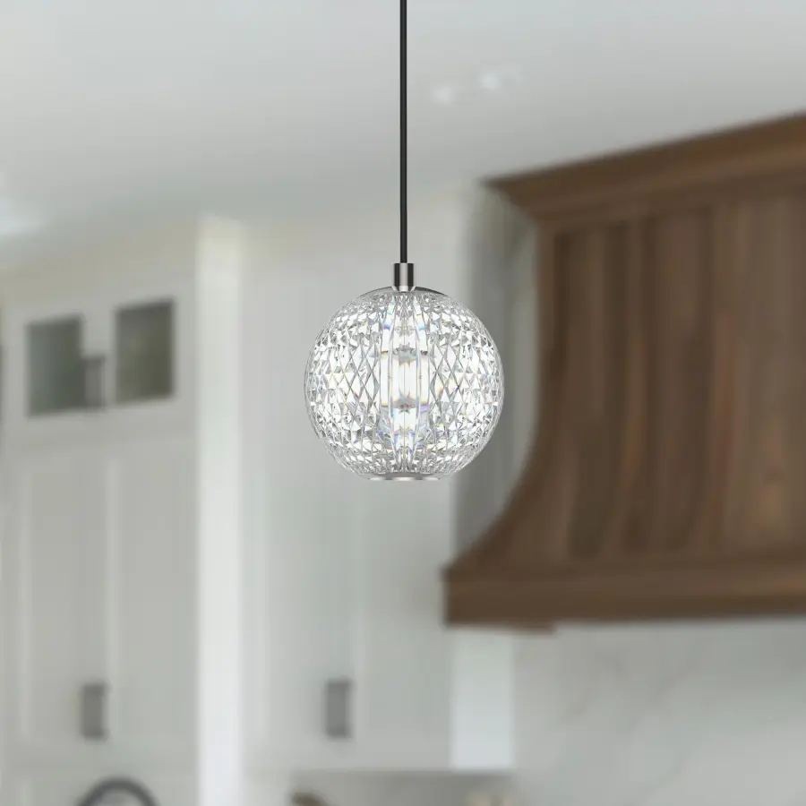 Marni 5-Inch Pendant in Natural Brass - Image 3