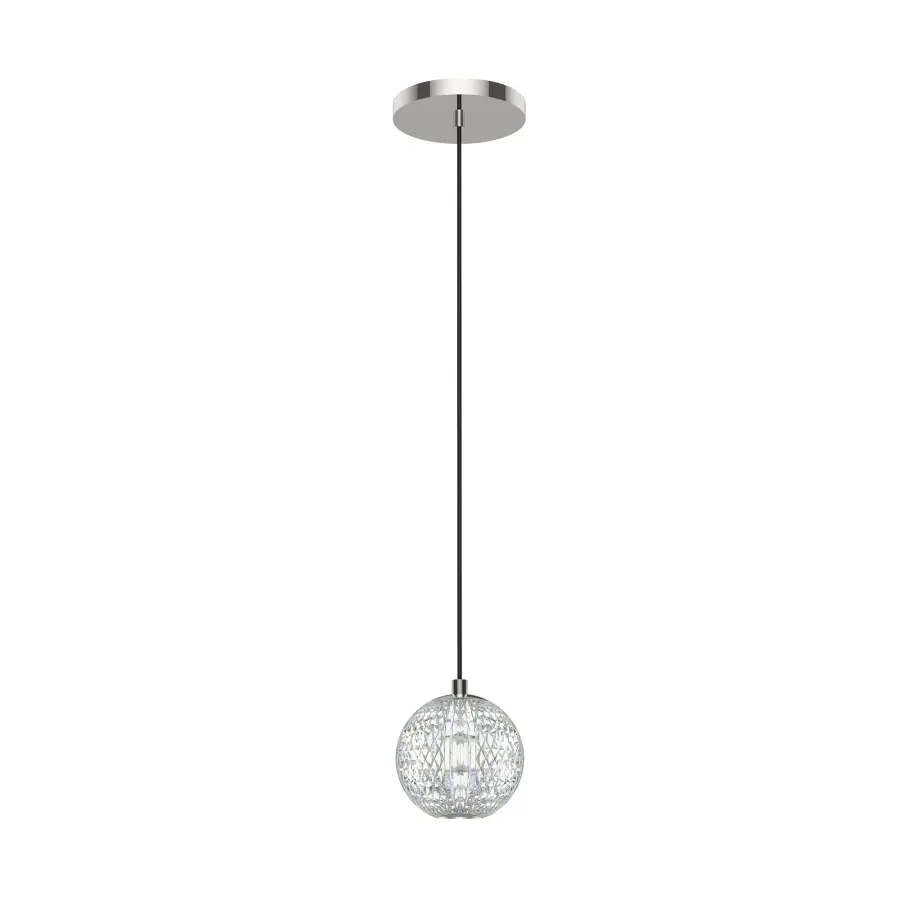 Marni 5-Inch Pendant in Natural Brass - Image 4