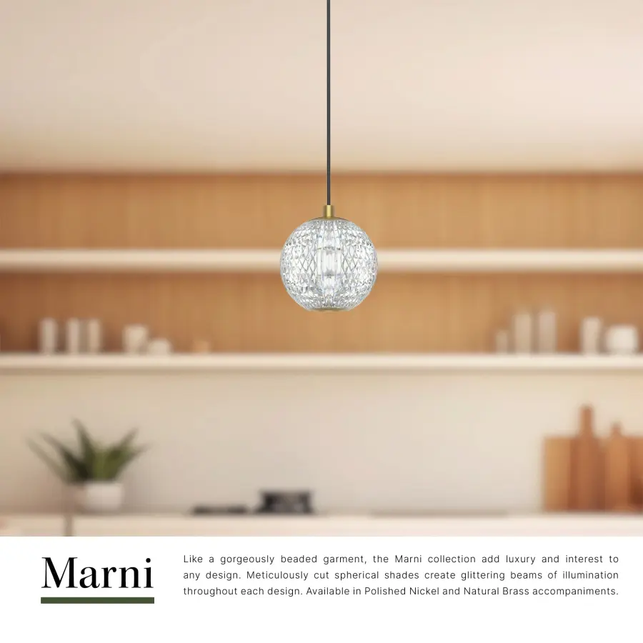 Marni 5-Inch Pendant in Natural Brass - Image 8