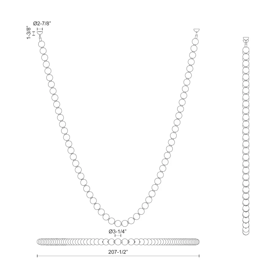 Akoya 17-Foot Pendant Light - Image 4