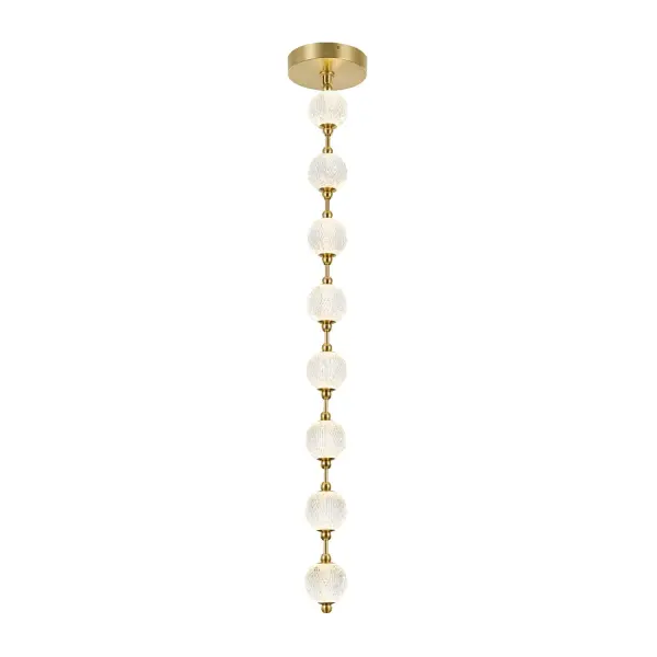 Marni 5-Light Pendant in Natural Brass - Image 11