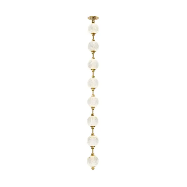 Marni 5-Light Pendant in Natural Brass - Image 13