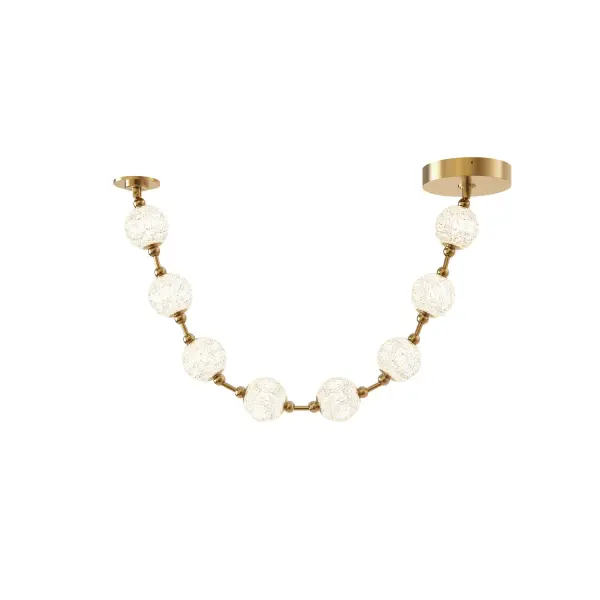 Marni 5-Light Pendant in Natural Brass - Image 9