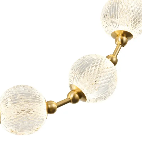 Marni 5-Light Pendant in Natural Brass - Image 10
