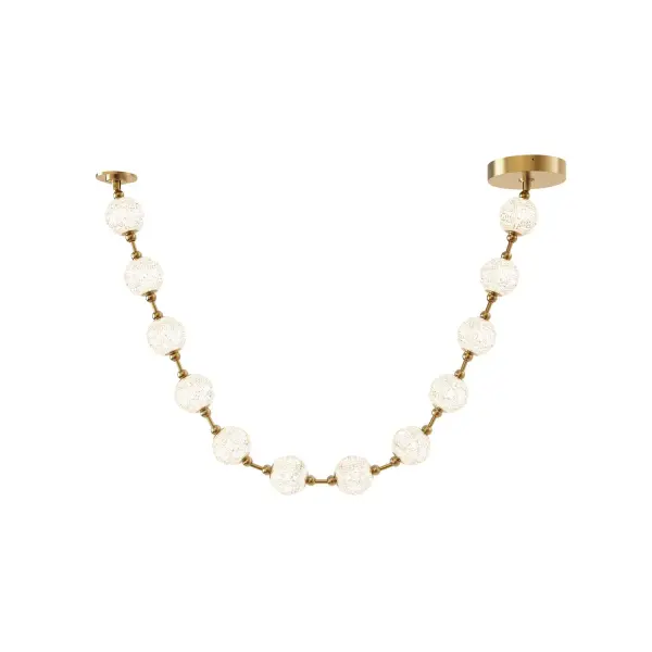 Marni 7-Light Pendant in Natural Brass - Image 6