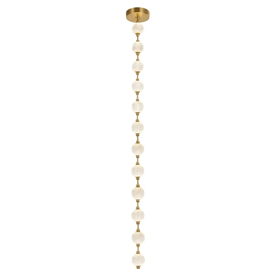 Marni 7-Light Pendant in Natural Brass - Image 7