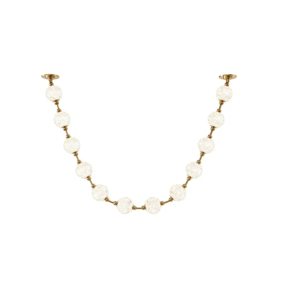 Marni 7-Light Pendant in Natural Brass - Image 8