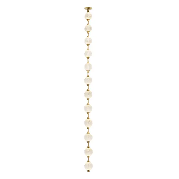 Marni 7-Light Pendant in Natural Brass - Image 9