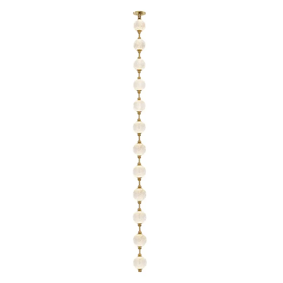 Marni 7-Light Pendant in Natural Brass - Image 9