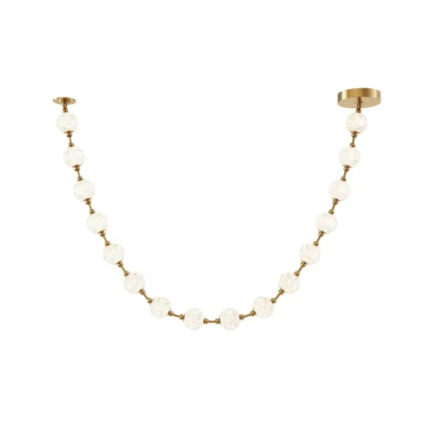 Marni 9.5-ft Pendant in Natural Brass - Image 5