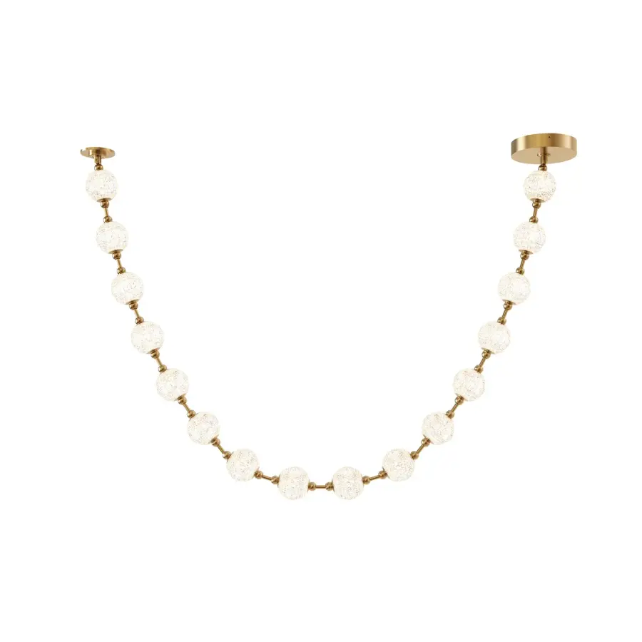 Marni 9.5-ft Pendant in Natural Brass - Image 5