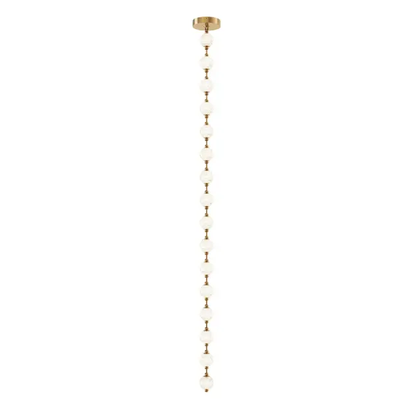 Marni 9.5-ft Pendant in Natural Brass - Image 6