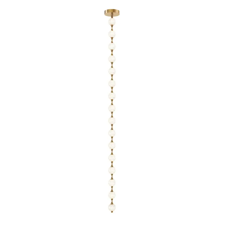Marni 9.5-ft Pendant in Natural Brass - Image 6
