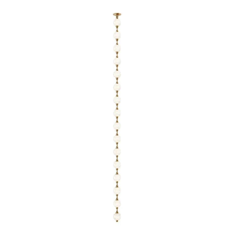 Marni 9.5-ft Pendant in Natural Brass - Image 8