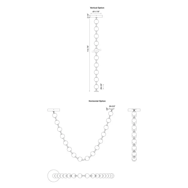 Marni 9.5-ft Pendant in Natural Brass - Image 10