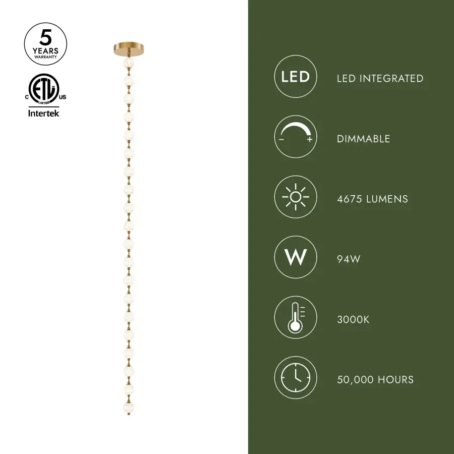 Marni 12-Foot Pendant in Polished Nickel - Image 11