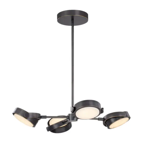 Blanco 28-Inch Pendant in Urban Bronze with Alabaster - Image 4