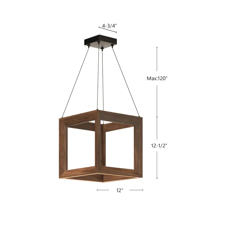 Morina 12-Inch Pendant Light in White Oak - Image 6