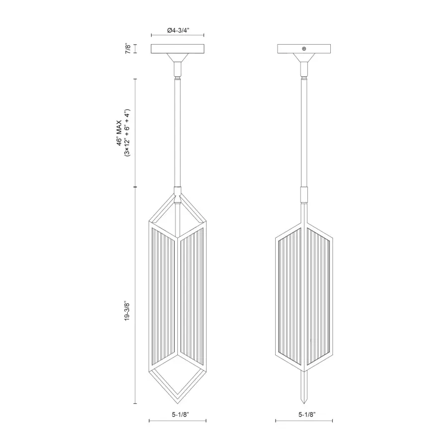 Cairo 19-Inch Pendant Light - Image 4