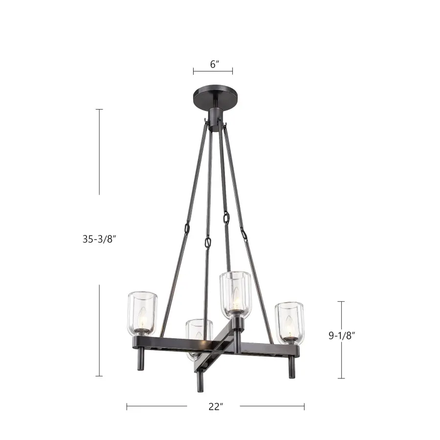 Lucian 22-Inch Pendant in Urban Bronze with Alabaster Shade - Image 15