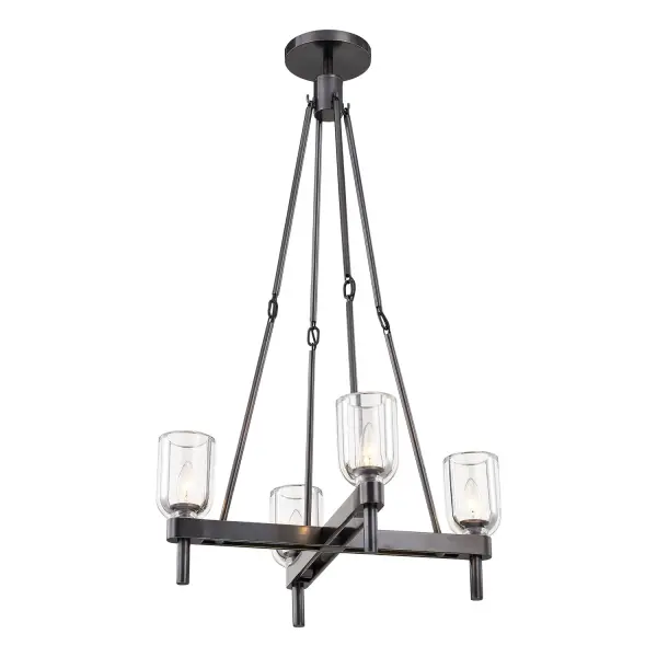 Lucian 22-Inch Pendant in Urban Bronze with Alabaster Shade - Image 9