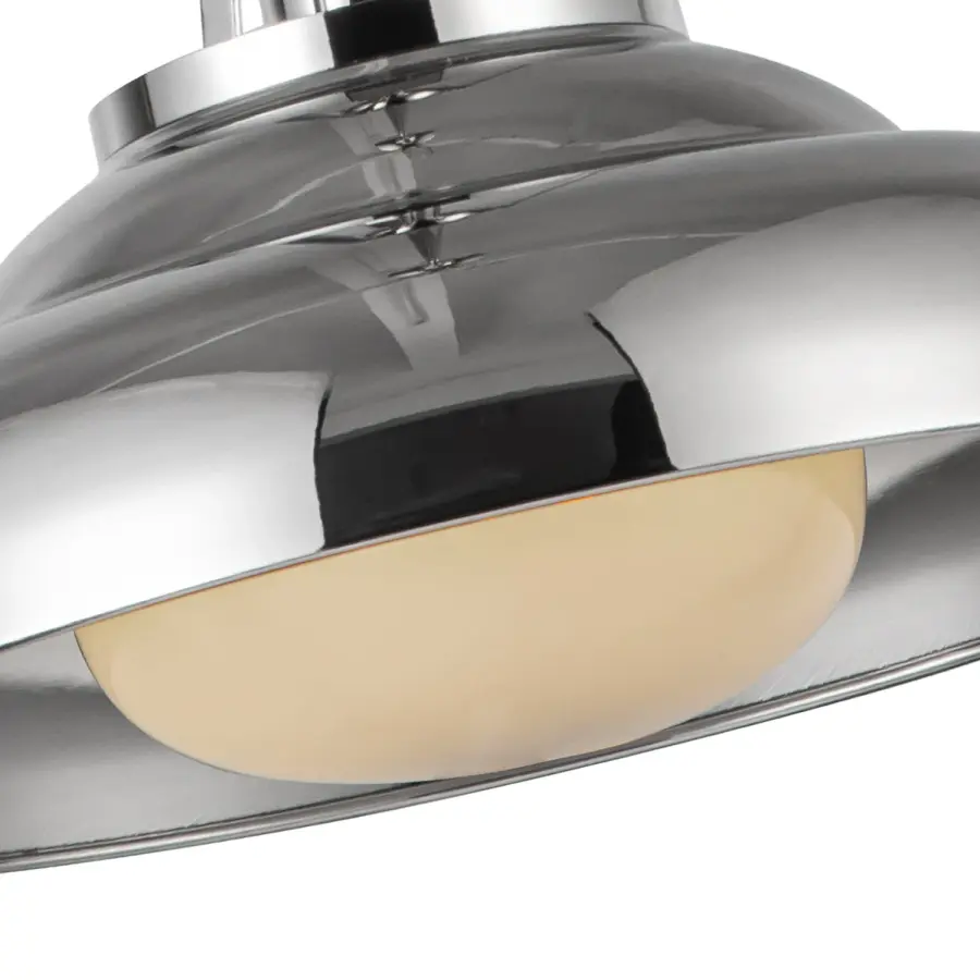 Palmetto 14-Inch Pendant in Urban Bronze with Glossy Opal Shade - Image 6
